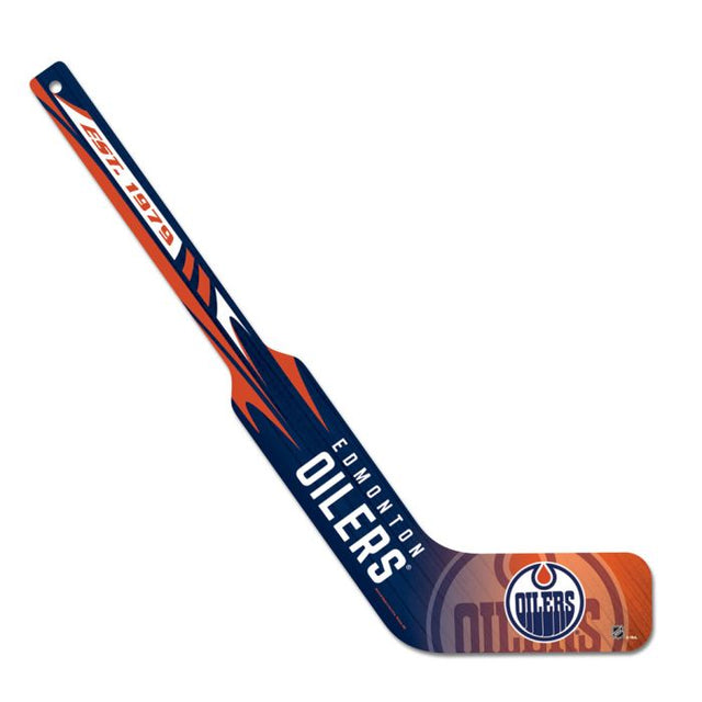 Palo de hockey de portero de los Edmonton Oilers de 21" de alto