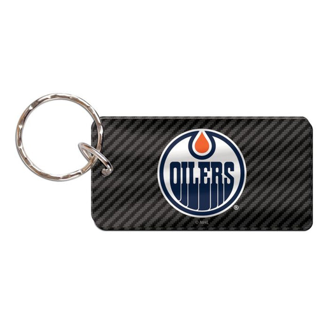 Edmonton Oilers Keychain Rectangle