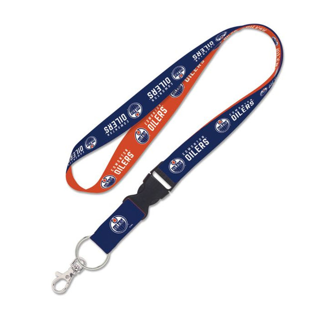 Edmonton Oilers Lanyard w/detachable buckle 1"