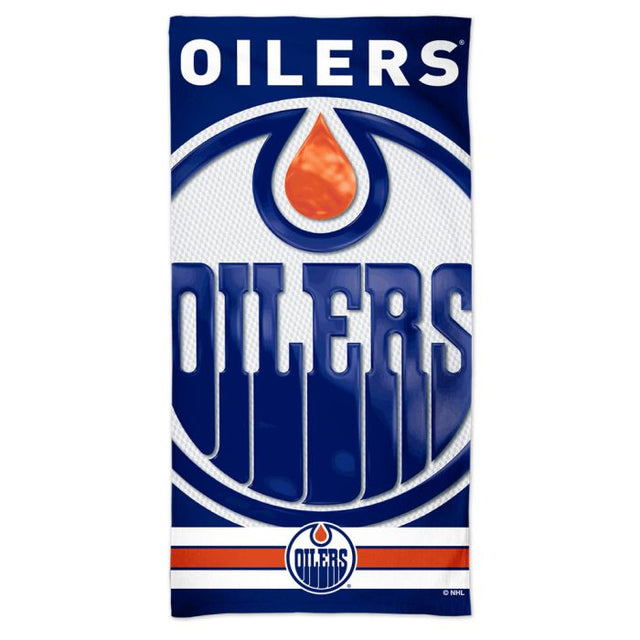 Toalla de playa Spectra de los Edmonton Oilers, 30 x 60 pulgadas