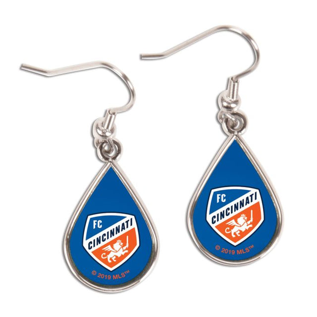 Pendientes FC Cincinnati Joyería Cardada Lágrima