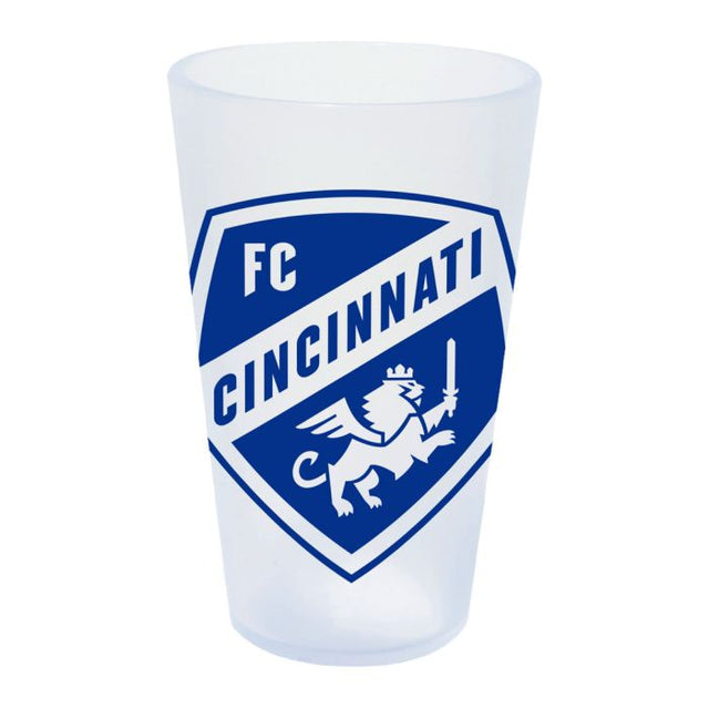 FC Cincinnati Icicle 16 盎司硅胶品脱玻璃杯