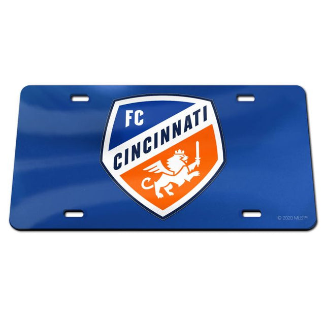 Placa de matrícula especial de acrílico del FC Cincinnati