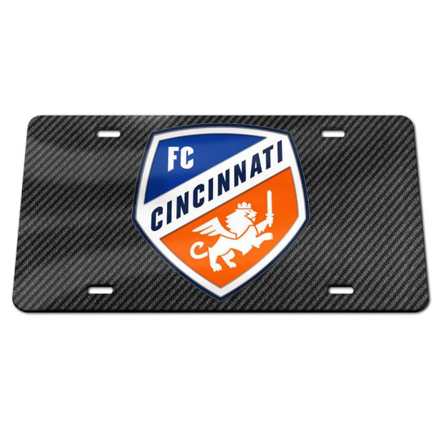 Placa de matrícula especial de acrílico del FC Cincinnati