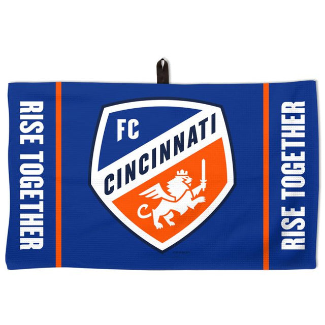 Toalla de gofre del FC Cincinnati de 14" x 24"