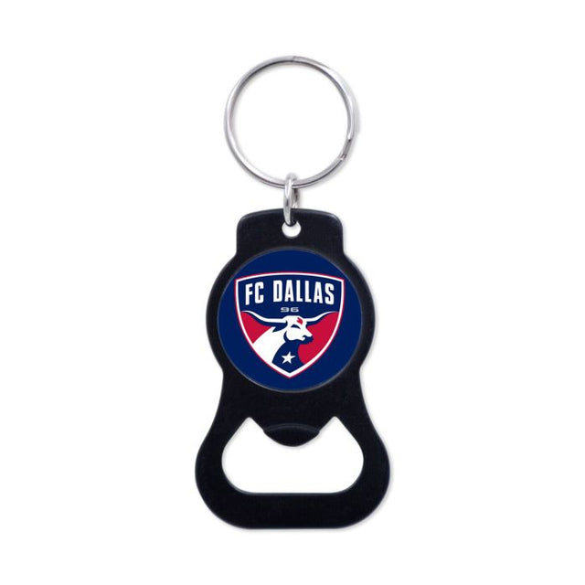 Llavero abrebotellas negro del FC Dallas