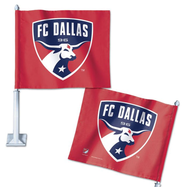 Bandera para auto del FC Dallas de 11,75" x 14"