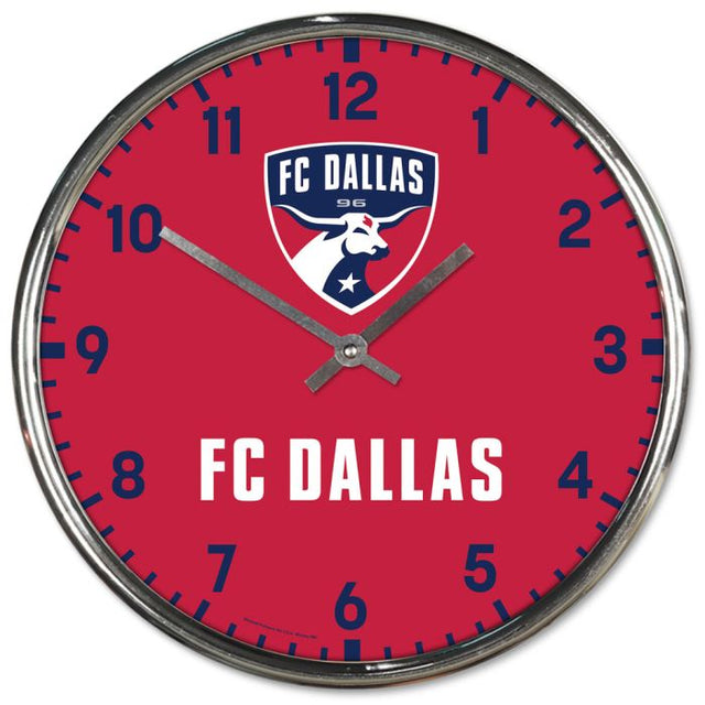 FC Dallas Chrome Clock