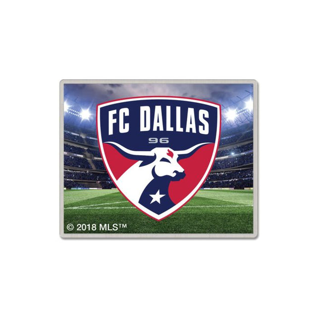 Tarjeta de joyería con pin de colección del FC Dallas