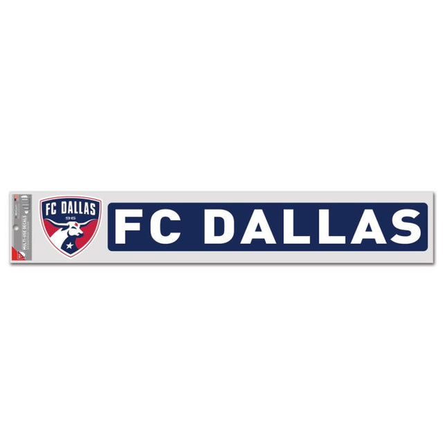 Calcomanías para fanáticos del FC Dallas de 3" x 17"