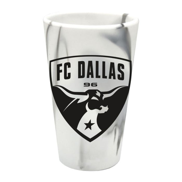 Vaso de pinta de silicona de 16 oz con el logo del FC Dallas Fashion