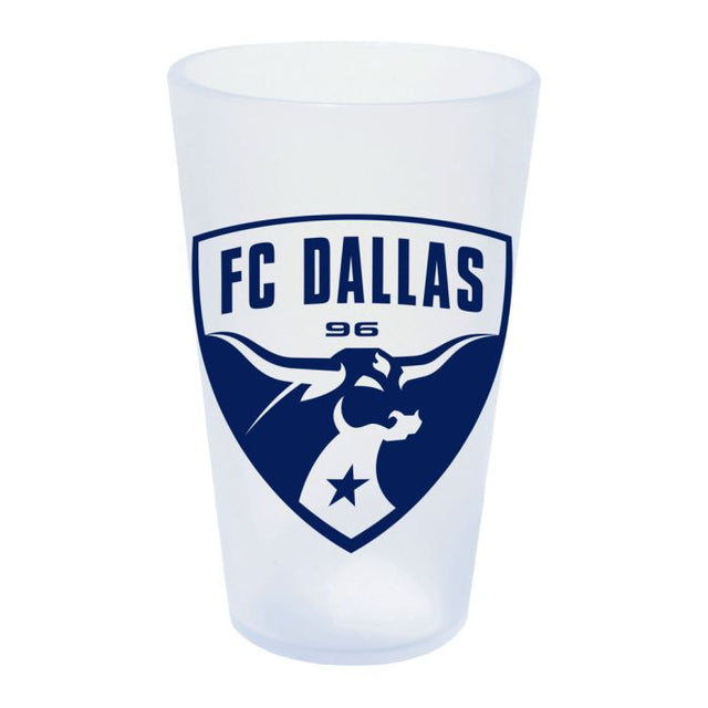 Vaso de pinta de silicona de 16 oz con forma de carámbano del FC Dallas