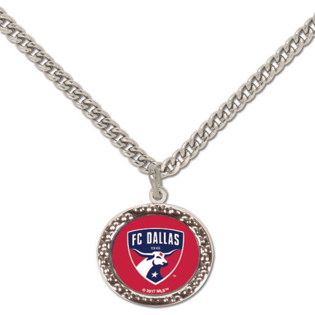 Collar del FC Dallas con tarjeta de joyería con dije