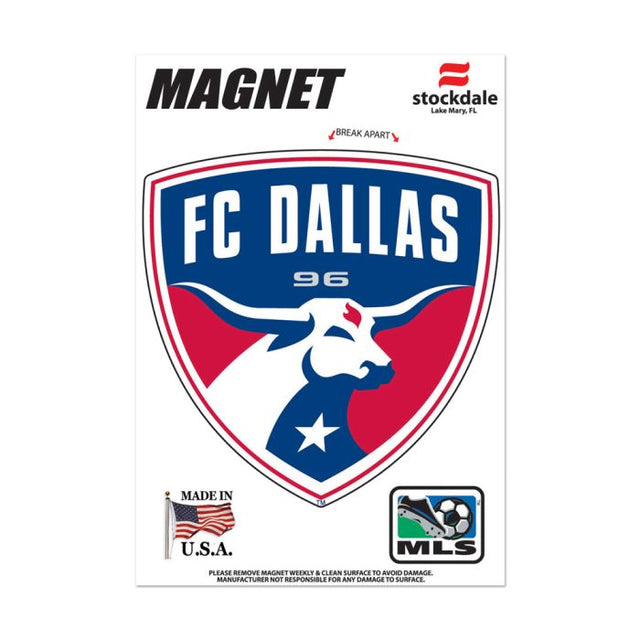 Imanes para exteriores del FC Dallas de 3" x 5"