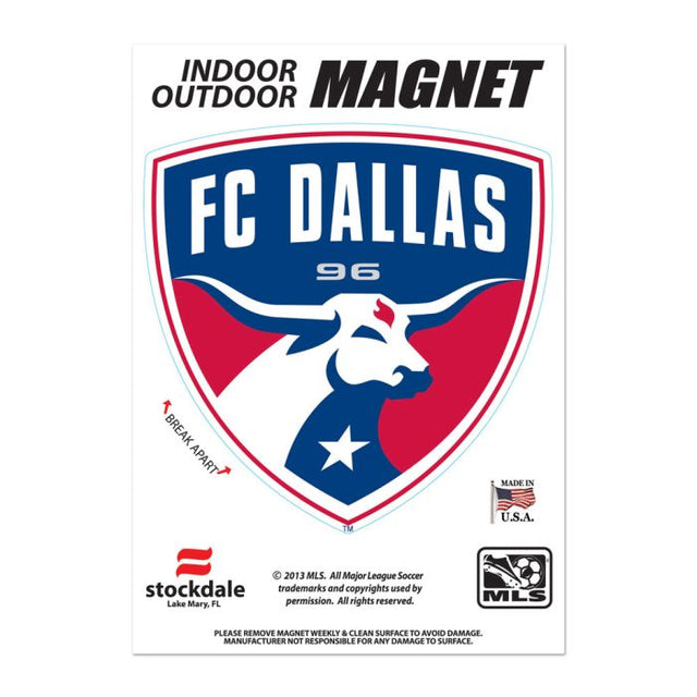 Imanes para exteriores del FC Dallas de 5" x 7"