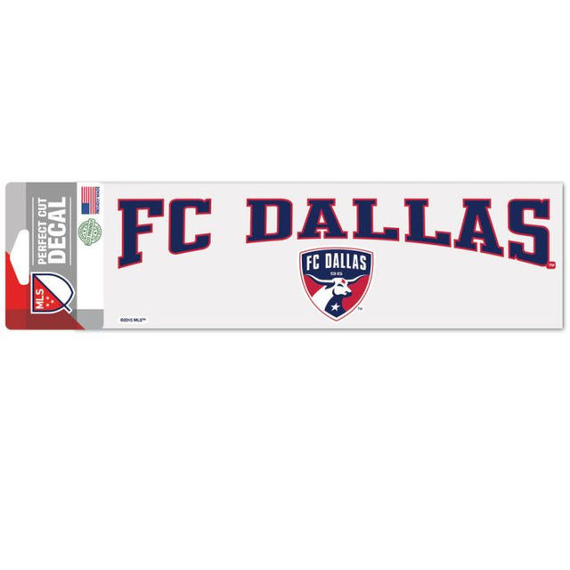 Calcomanías de corte perfecto del FC Dallas de 3" x 10"