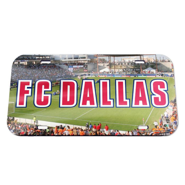 Placa de matrícula acrílica especial del FC Dallas