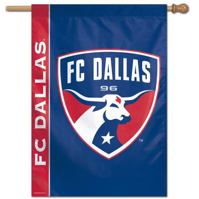 Bandera vertical del FC Dallas de 28" x 40"