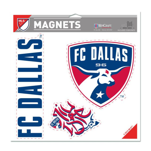 Imán de vinilo del FC Dallas de 11" x 11"