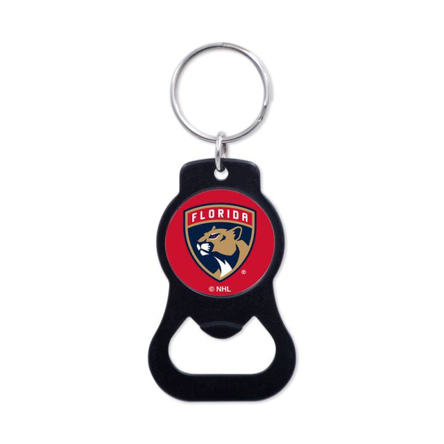 Florida Panthers Black Bottle Opener Key Ring