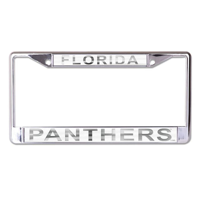 Florida Panthers FROST Lic Plt Frame S/L Printed