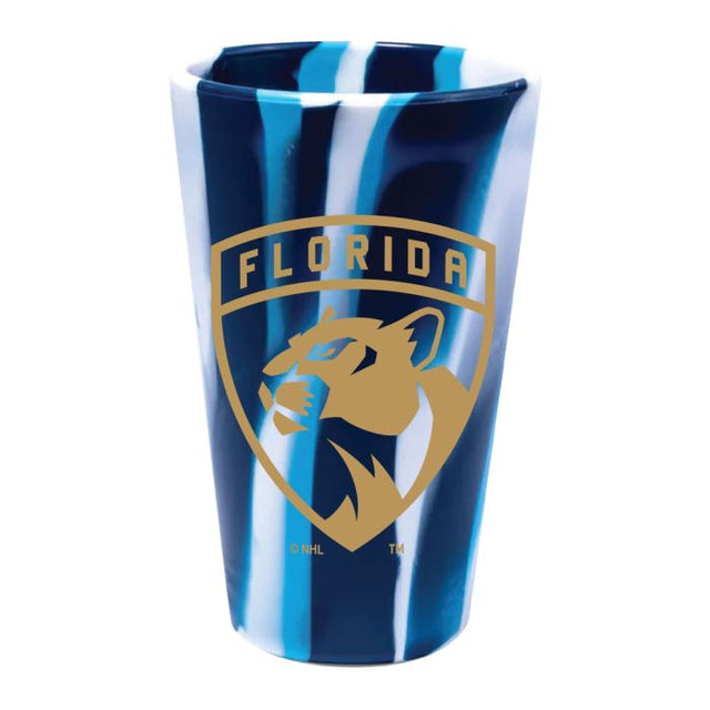 Vaso de pinta de silicona de 16 oz con diseño de los Florida Panthers