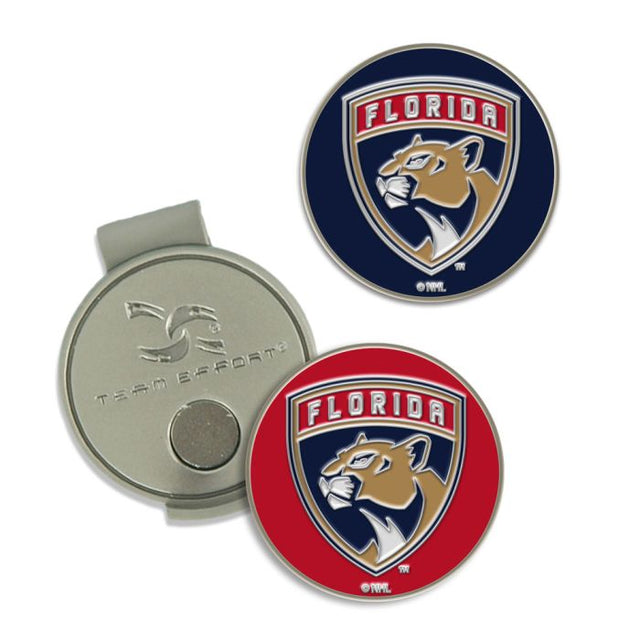 Clip para gorra y marcadores de los Florida Panthers