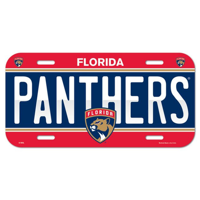 Florida Panthers License Plate