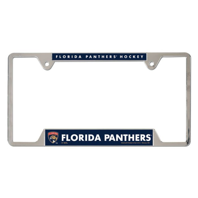 Florida Panthers Metal License Plate Frame