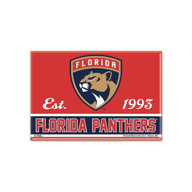 Florida Panthers Metal Magnet 2.5" x 3.5"