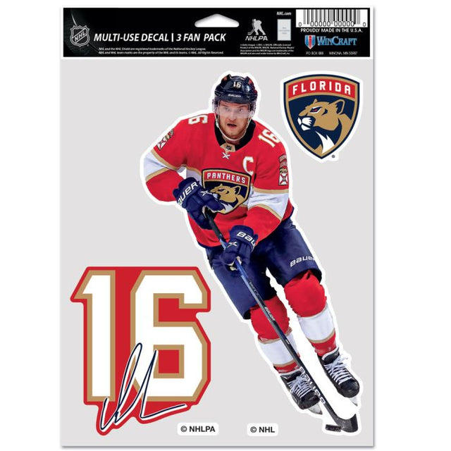 Paquete multiusos para 3 fanáticos de los Florida Panthers de Aleksander Barkov