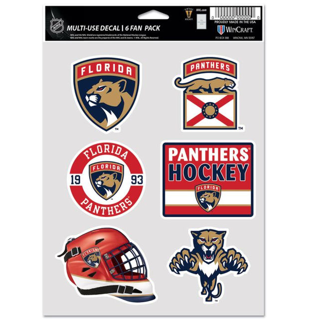 Paquete multiusos para 6 fanáticos de Florida Panthers