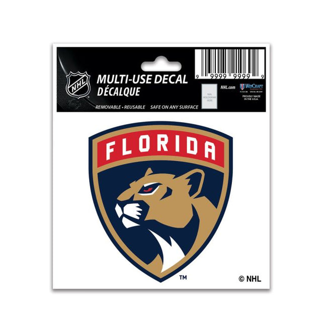 Calcomanía multiusos de Florida Panthers de 3" x 4"