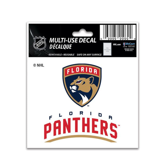 Calcomanía multiusos de Florida Panthers de 3" x 4"