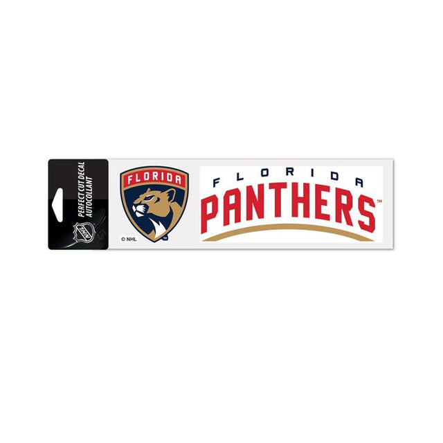 Florida Panthers Perfect Cut Decals 3" x 10"