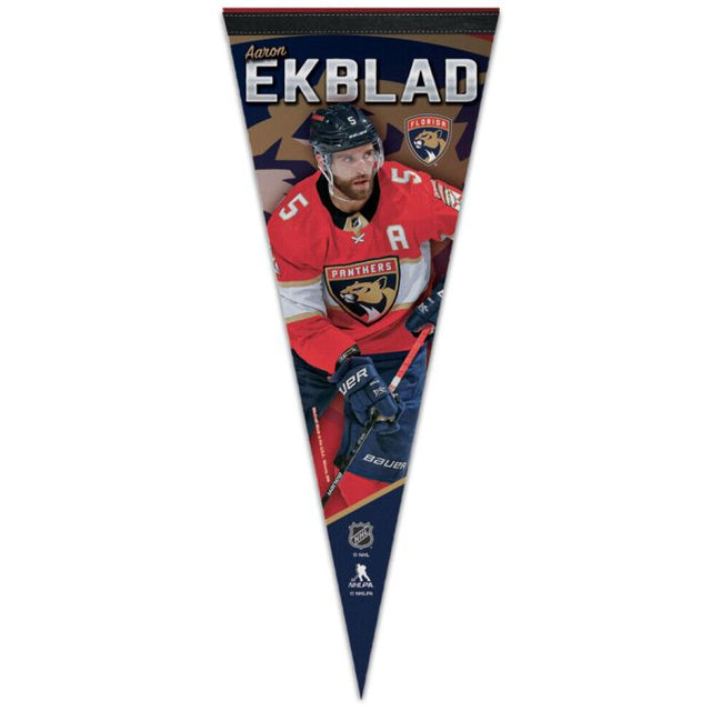 佛罗里达黑豹队优质锦旗 12 英寸 x 30 英寸 Aaron Ekblad