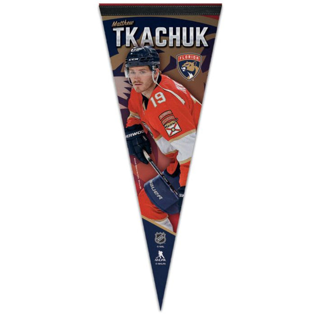 Florida Panthers Premium Pennant 12" x 30" Matthew Tkachuk