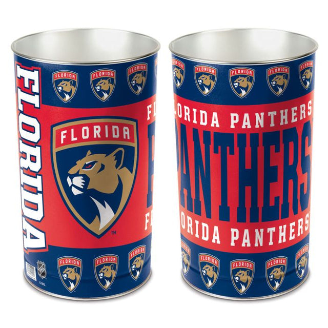 Papelera de los Florida Panthers, cónica, 15" de alto