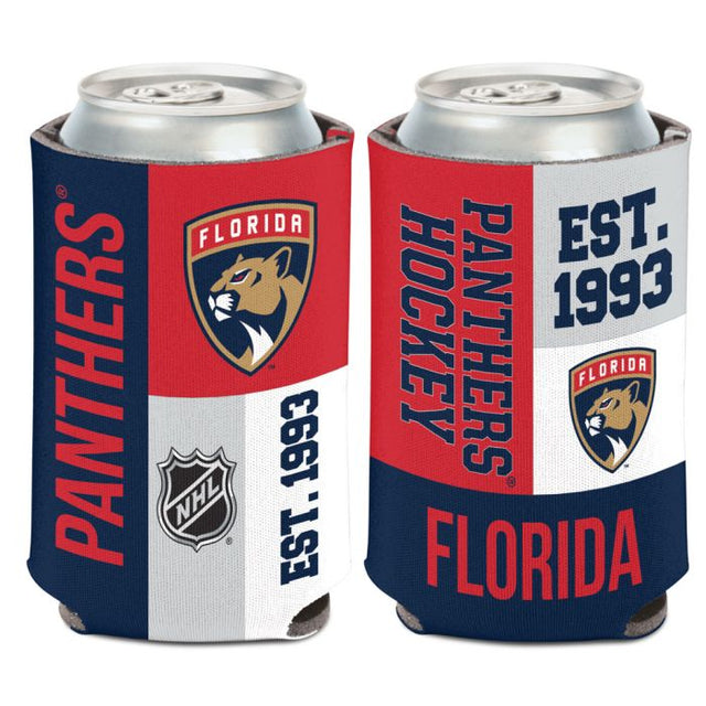 Enfriador de latas con bloques de colores de Florida Panthers, 12 oz.