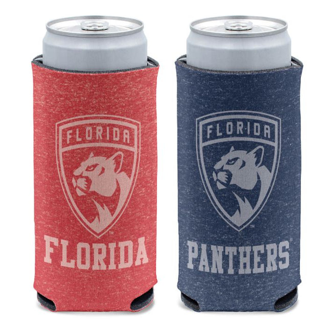 Enfriador de latas delgado de 12 oz con estampado de jaspeado de Florida Panthers