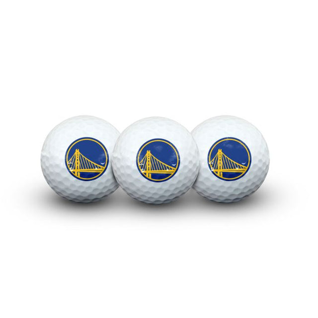 Golden State Warriors 3 Golf Balls In Clamshell