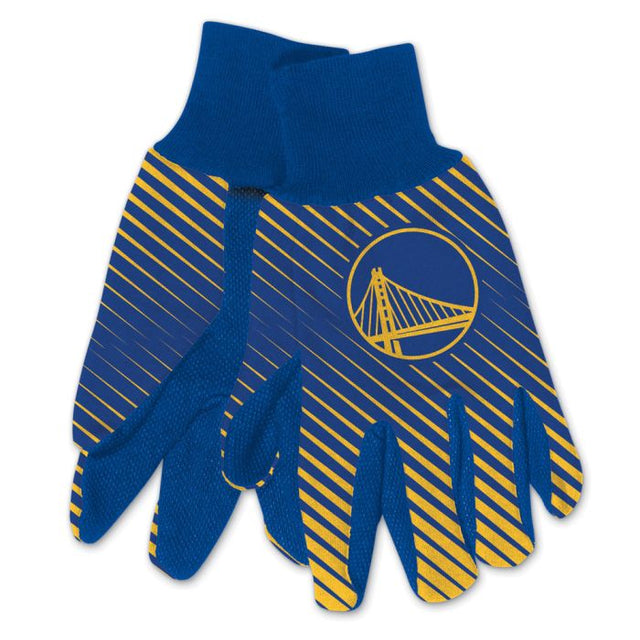 Golden State Warriors Adult Two Tone Gloves