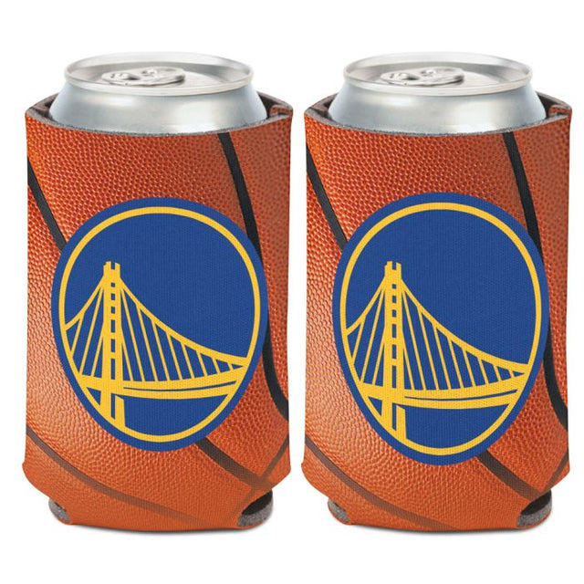 Enfriador de lata con forma de balón de los Golden State Warriors, 12 oz.