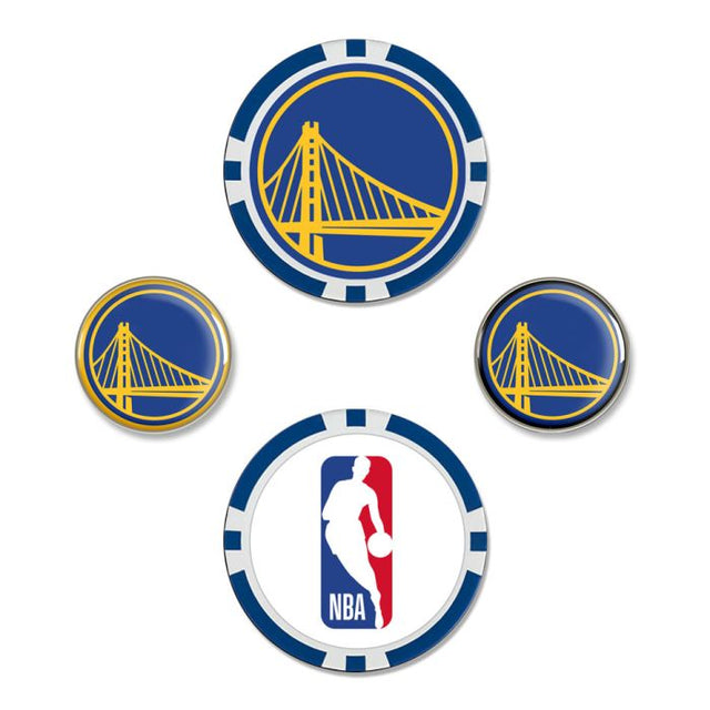 Golden State Warriors Ball Marker Set of four