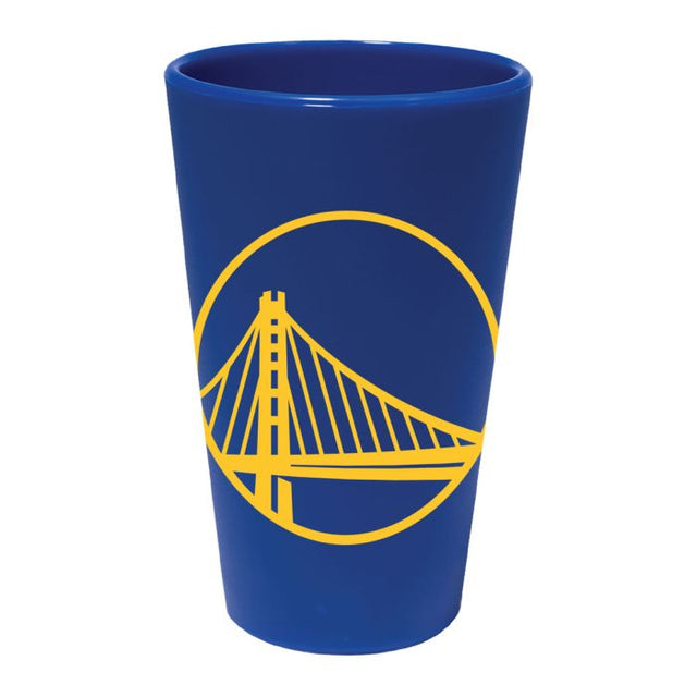 Golden State Warriors Color 16 oz Silicone Pint Glass