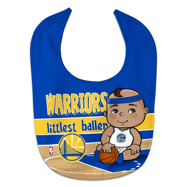 Golden State Warriors LITTLEST BALLER All Pro Baby Bib