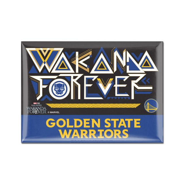 Imán de metal de Marvel de Golden State Warriors/Marvel (C) 2022 de 2,5" x 3,5"