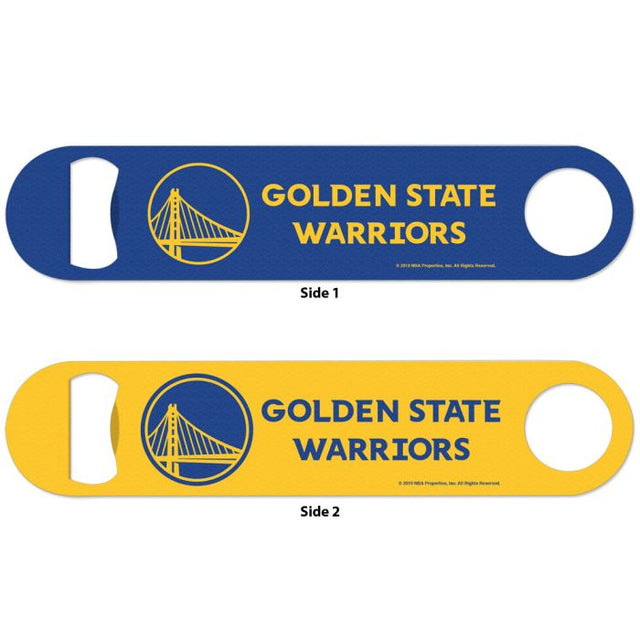 Golden State Warriors Metal Bottle Opener 2 Sided