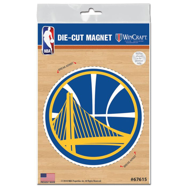 Imanes para exteriores de los Golden State Warriors, 3" x 5"