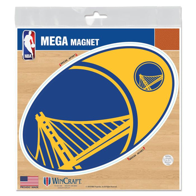 Golden State Warriors Outdoor Magnets 6" x 6"